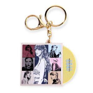 Vinyl Record Soft Rubber Key Chain